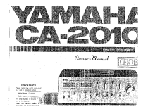 Yamaha CA-2010-Owners-Manual 
